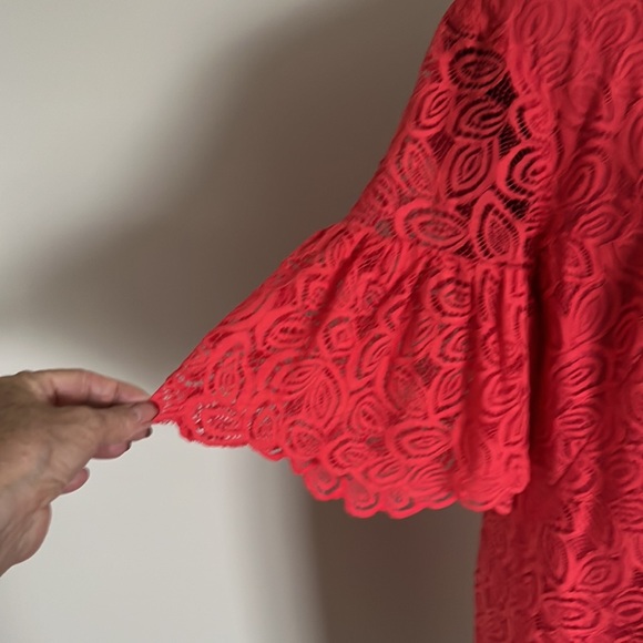 Ann Taylor Coral Dress. Size 12 - Picture 3 of 11